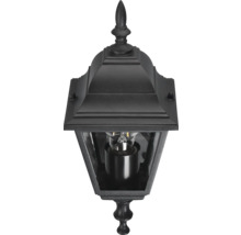 Lumină clasică de perete pentru exterior cu inserție de sticlă