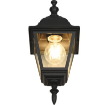 Lumină de exterior neagră cu bec