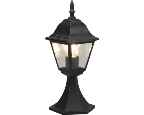 Stâlp iluminat Livenza E27 max. 1x40W, 39 cm, pentru exterior IP44, negru mat Lumină soclu neagră pentru exterior