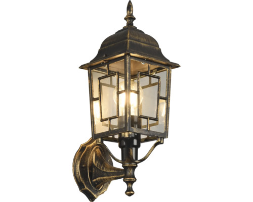 Lumină de perete pentru exterior cu panouri de sticlă