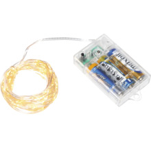 Ghirlandă luminoasă LED cu baterii și funcție de temporizare