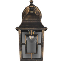 Lumină de perete vintage cu inserție de sticlă pentru exterior