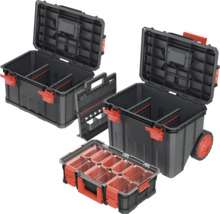 Set de cutii de scule cu roți, cutie de sortiment și cutie de scule