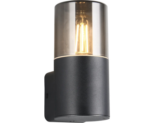 Lumină de perete cu abajur transparent și bec