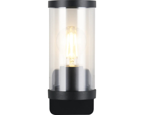 Lampă de masă cu abajur transparent și sursă de lumină