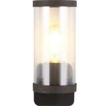 Lampă de masă cu cilindru transparent și bec