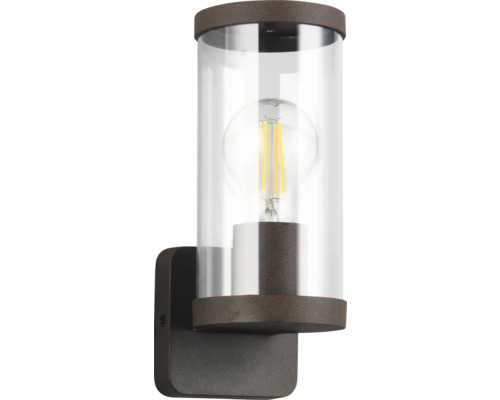 Lămpi de perete cu cilindru din sticlă transparentă și sursă de lumină