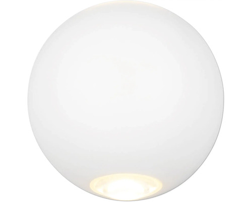 Aplică cu LED integrat Avisio 2x2W 250 lumeni, pentru exterior IP54, alb mat