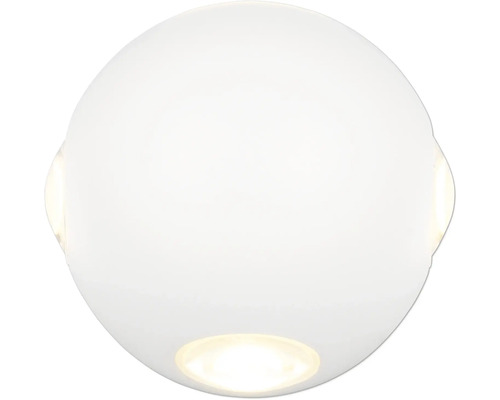 Aplică cu LED integrat Avisio 4x2W 250 lumeni, pentru exterior IP54, alb mat