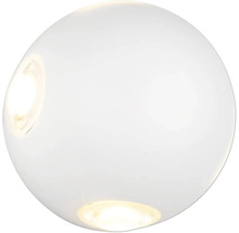 Lumină de perete sferică albă cu două surse de lumină