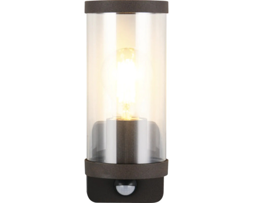 Lampă de masă cu senzor de mișcare și sticlă transparentă