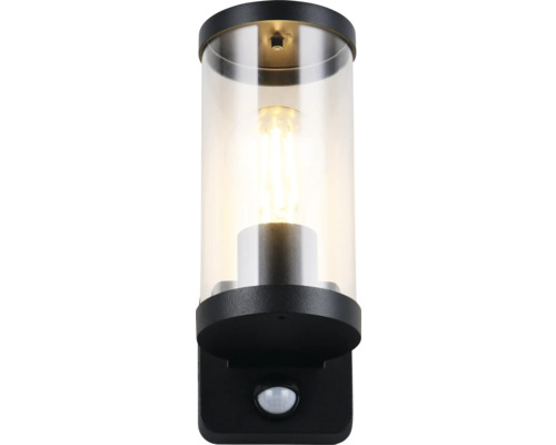 Lumină de perete cu senzor de mișcare și sticlă transparentă