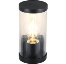 Lampă de masă decorativă cu abajur transparent și bec
