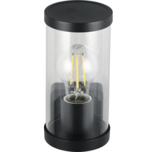 Lampă de masă decorativă cu bec LED într-un cilindru transparent