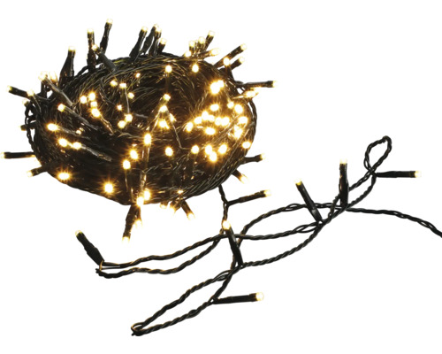 Șir de lumini cu lumini mici, alb cald