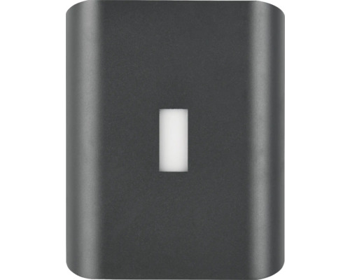 Capac negru cu inserție albă