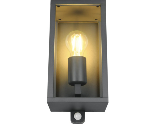 Lumină de perete pentru exterior cu senzor de mișcare și bec