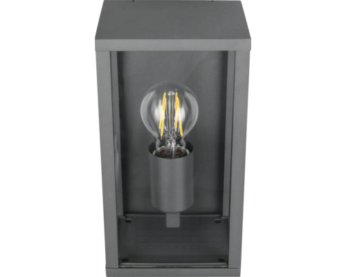 Lumină de perete gri cu bec