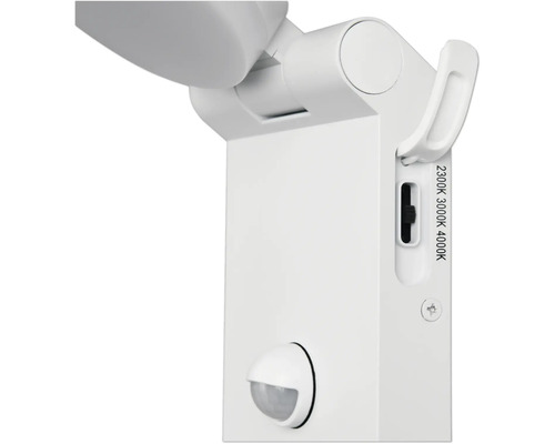 Vizualizare detaliată a unei lămpi cu reglare a luminozității și senzor