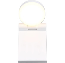 Lampă de masă LED albă cu cap de lumină rotund