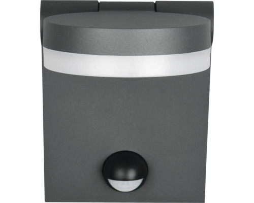 Aplică LED exterior Adour 10W, senzor de mișcare, lumină reglabilă, IP44, antracit mat Aplică LED exterior Adour 10W, senzor de mișcare, lumină reglabilă, IP44, antracit mat