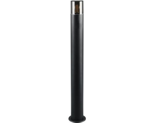 Stâlp pitic Hoosic E27 max. 1x28W, 80 cm, pentru exterior IP44, negru mat