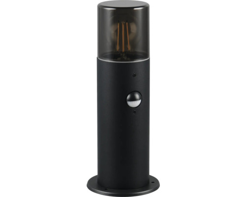 Lumină de grădină neagră cu senzor de mișcare