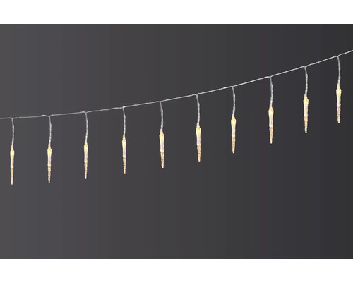 Ghirlandă luminoasă cu țurțuri