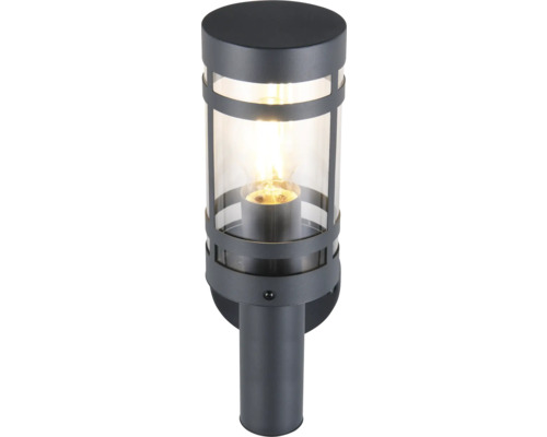 Lumină de perete pentru exterior cu sticlă transparentă