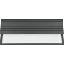 Lumină de perete cu LED gri pentru exterior