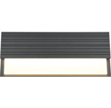 Lumină de perete LED gri pentru exterior