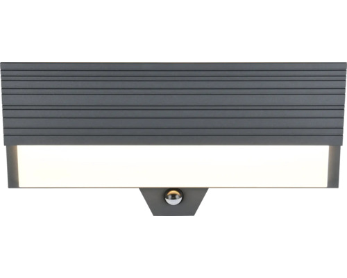 Lumină de exterior gri cu senzor de mișcare