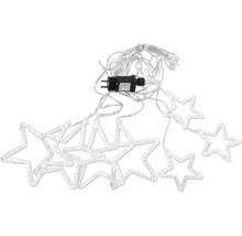 Ghirlandă luminoasă cu stele și transformator pentru interior