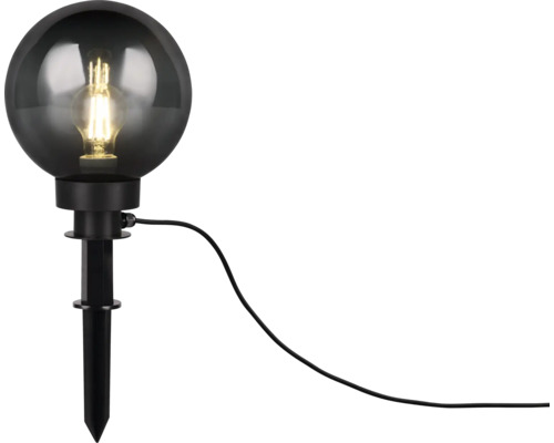 Lumină de grădină cu țăruș de împământare și formă rotundă