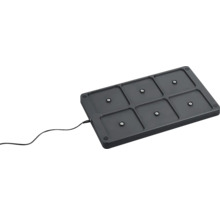 Veioză LED Fernandez 5W 130 lumeni, lumină reglabilă, pentru exterior IP54, alb, set 6 bucăți