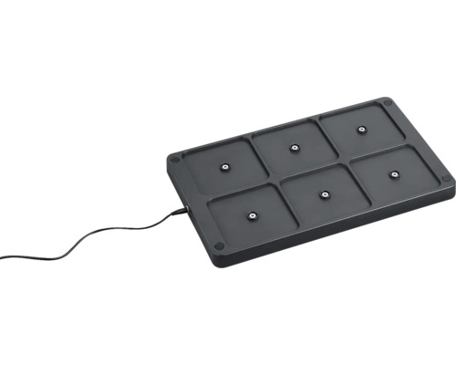 Stație de încărcare cu șase compartimente și cablu de conectare