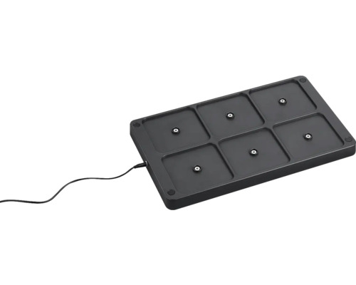 Stație de încărcare cu șase compartimente și cablu de alimentare