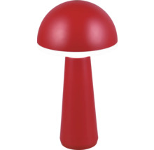 Veioză LED Fungo 2W 200 lumeni, lumină reglabilă, pentru exterior IP54, încărcare USB, roșu