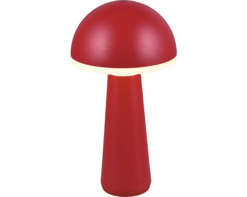 Lampă de masă ciupercă roșie