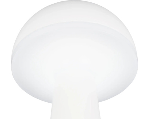 Lampă albă în formă de ciupercă pentru interior