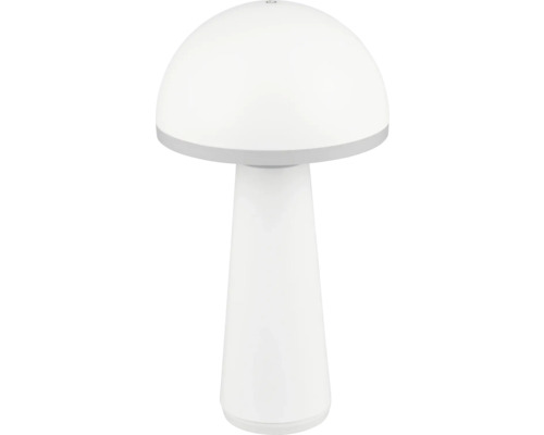 Lampă de masă albă cu design ciupercă