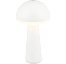 Veioză LED Fungo 2W 200 lumeni, lumină reglabilă, pentru exterior IP54, încărcare USB, albă