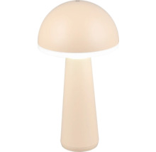 Veioză LED Fungo 2W 200 lumeni, lumină reglabilă, pentru exterior IP54, încărcare USB, roz coral