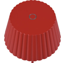 Lampadar cu LED integrat Suarez 2W 200 lumeni, pentru exterior IP44, încărcare USB, roșu