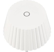 Lampadar cu LED integrat Suarez 2W 200 lumeni, pentru exterior IP44, încărcare USB, alb