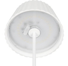 Veioză LED Suarez 2W 200 lumeni, pentru exterior IP44, încărcare USB, albă