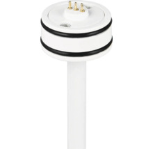 Veioză LED Suarez 2W 200 lumeni, pentru exterior IP44, încărcare USB, albă
