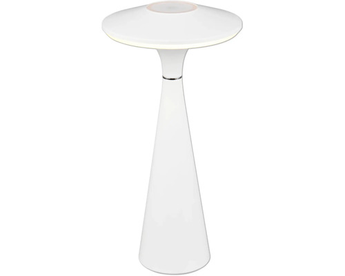 Lampă de masă albă cu iluminare LED