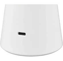 Veioză LED Torrez 2W 200 lumeni, lumină reglabilă, pentru exterior IP44, încărcare USB, albă