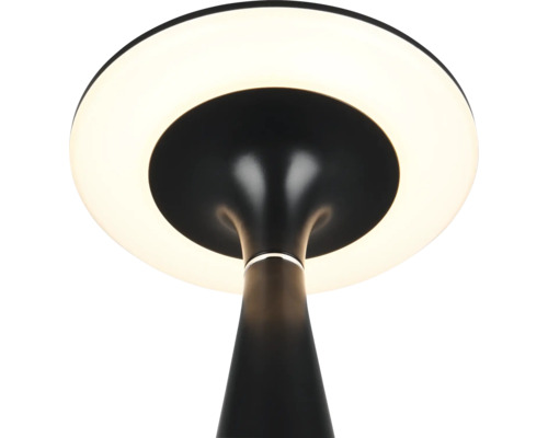 Lampă de masă cu abajur LED circular